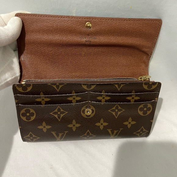 Authentic Louis Vuitton Long Wallet Portefeuille Sarah Wallet Old Model - Picture 16 of 17